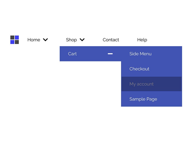 nav menu